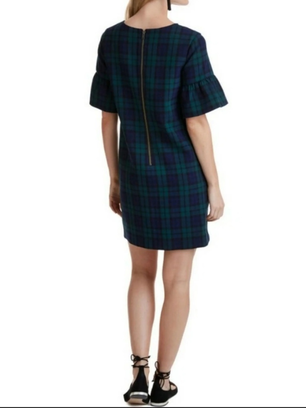 VINEYARD VINES Blackwatch Flutter Sleeve - size 4 - Picture 3 of 7
